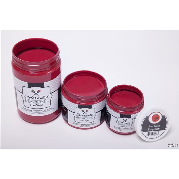 Colorantic Raspberry Red/Pink Chalk-Based Paint (Quart Size)