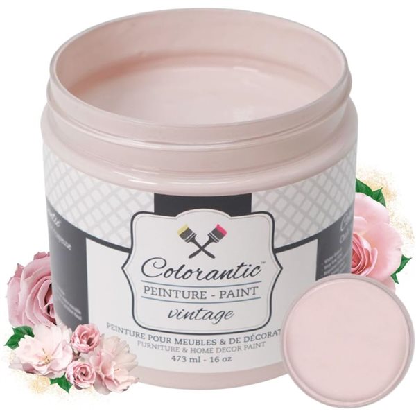 Colorantic Dusty Rose Old Pink Chalk-Based Paint (Trial Size)
