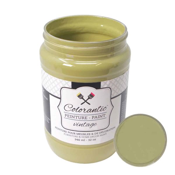 Colorantic Kiwi Khaki Green Chalk-Based Paint (Quart Size)