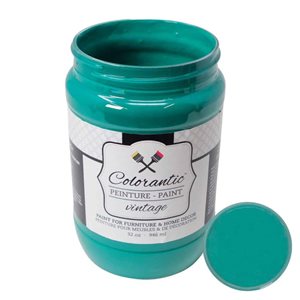 Peinture à la craie Émeraude par Colorantic, vert sapin, 1 L