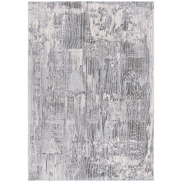 Rug Branch Modern Scandinavian  Grey Blue Indoor Area Rug - 8x10