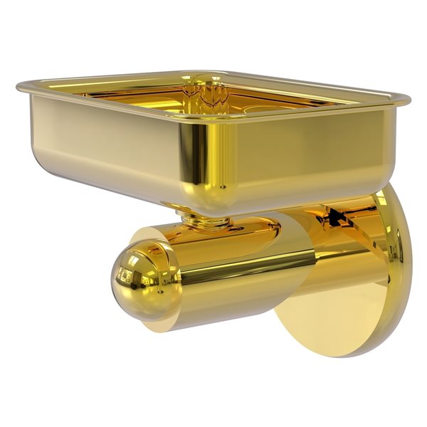 Allied Brass Soho Polished Brass Brass Soap Dish