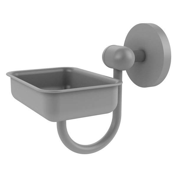 Allied Brass Tango Matte Grey Brass Soap Dish