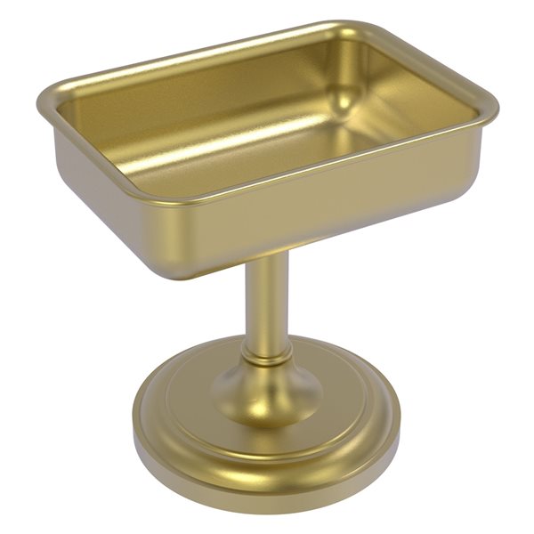 Allied Brass Allied Brass Soap Dishes Satin Brass Brass Soap Dish