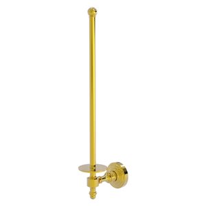 Allied Brass Metal Mounted Polished Brass Paper Towel Holder