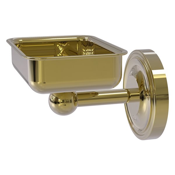 Allied Brass Regal Unlacquered Brass Brass Soap Dish