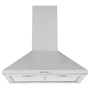 Hotte murale convertible par Ancona acier inoxydable 24 po