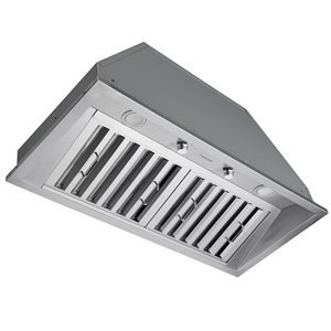 Ancona Pro 33-in Ducted Insert Stainless Steel Range Hood