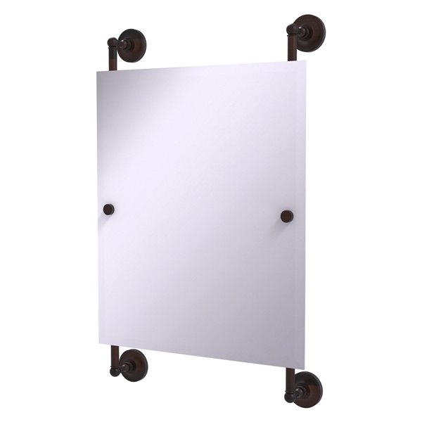Allied Brass Prestige Regal 21-in Venetian Bronze Rectangular Frameless Bathroom Mirror