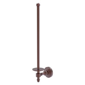 Allied Brass 4-in Metal Wall Mounted Paper Towel Holder in Antique Copper