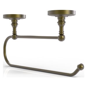 Allied Brass 15-in Metal Wall Mounted Antique Brass Paper Towel Holder