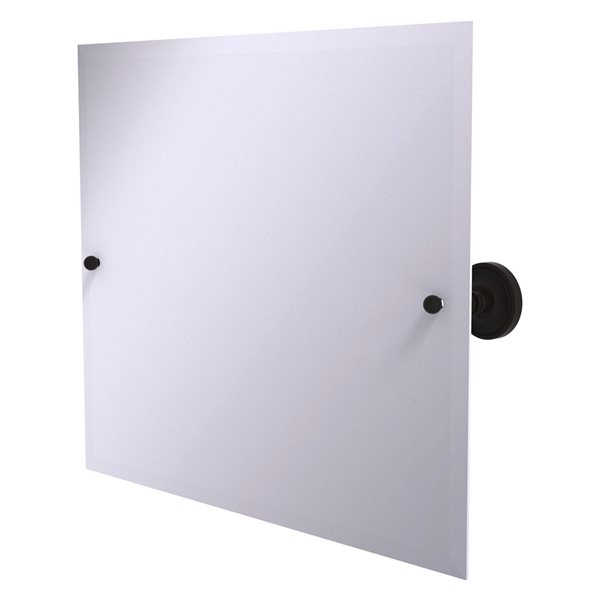 Allied Brass Prestige Regal 21-in Rectangular Frameless Bathroom Mirror in Oil Rubbed Bronze