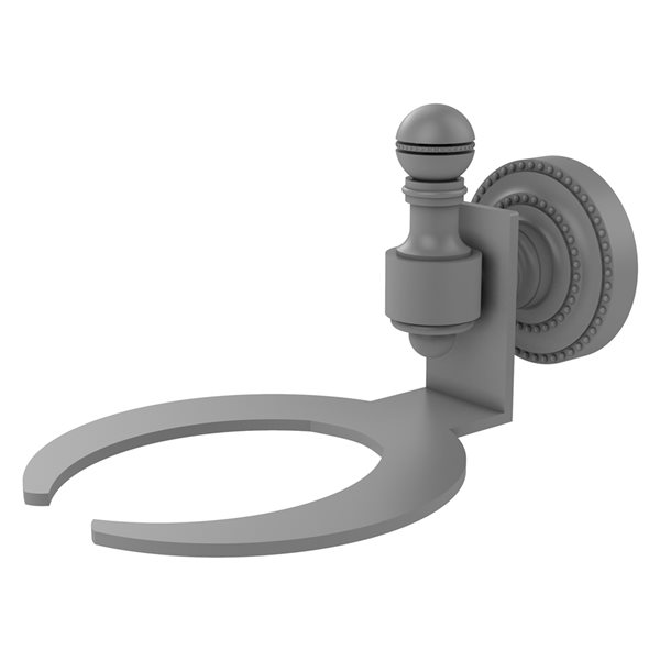 Allied Brass Retro Dot Matte Grey Soap Dish