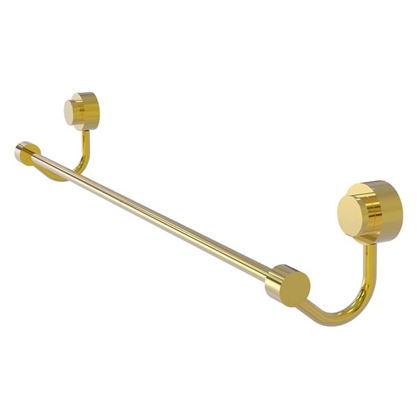 Allied Brass Venus 24-in Polished Brass Wall Mount Single Towel Bar