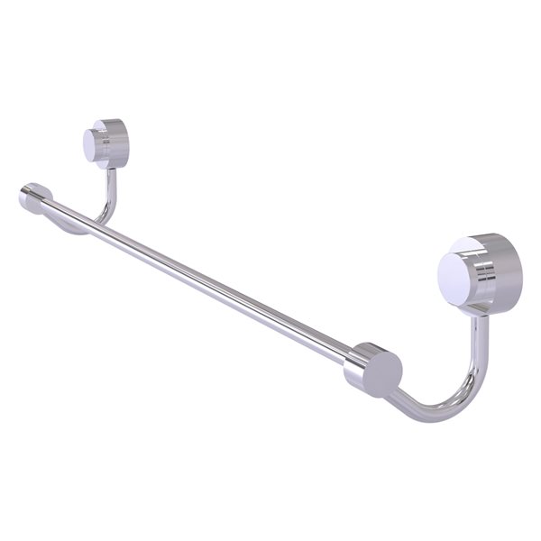 Allied Brass Venus 30-in Polished Chrome Wall Mount Single Towel Bar