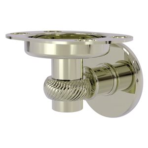 Allied Brass Continental Polished Nickel Brass Wall Mount Tumbler and Toothbrush Holder