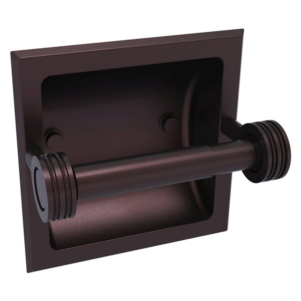 Allied Brass Continental Recessed Double Post Antique Bronze Finish   330890161 MainImage 001 L 