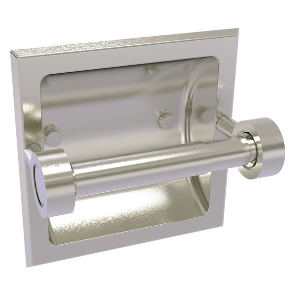 Allied Brass Continental Satin Nickel Brass Recessed Double Post Toilet   330890233 MainImage 001 L 