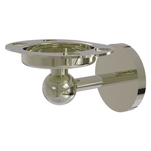 Allied Brass Skyline Polished Nickel Brass Tumbler and Toothbrush Holder