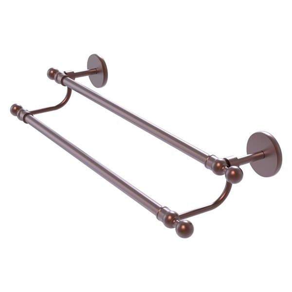 Allied Brass Skyline 36-in Antique Copper Wall Mount Double Towel Bar