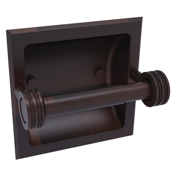 Allied Brass Continental Recessed Double Post Venetian Bronze Brass   330890415 MainImage 001 L 