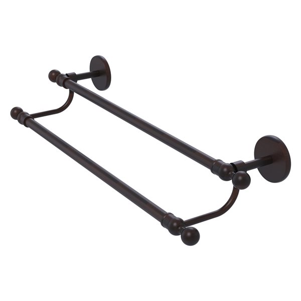 Allied Brass Skyline 18-in Venetian Bronze Wall Mount Double Towel Bar