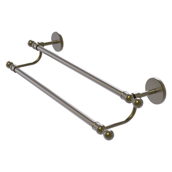 Allied Brass Skyline 18-in Antique Brass Wall Mount Double Towel Bar