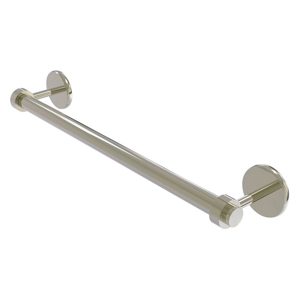 Allied Brass Satellite Orbit Two 30-in Polished Nickel Wall Mount Single Towel Bar