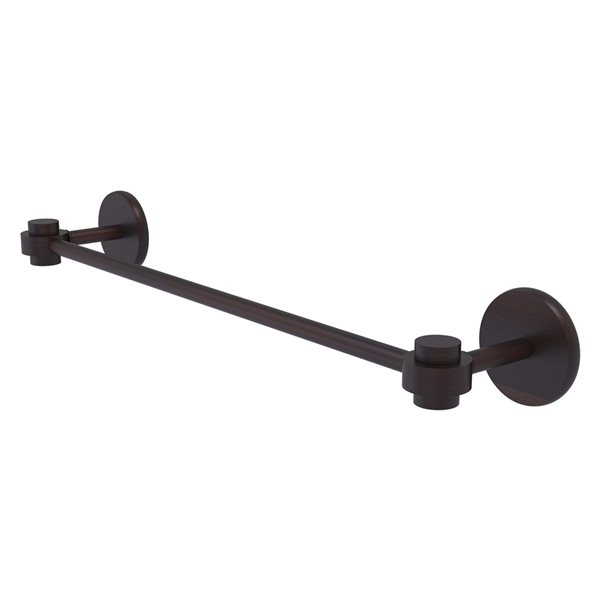 Allied Brass Satellite Orbit One Venetian Bronze 18-in Wall Mount Single Towel Bar