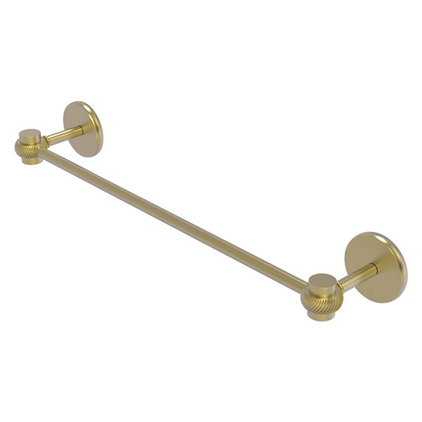 Allied Brass Satellite Orbit One 30-in Satin Brass Wall Mount Single Towel Bar
