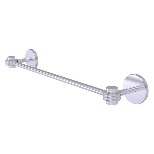 Allied Brass Satellite Orbit One 30-in Wall Mount Satin Chrome Single Towel Bar
