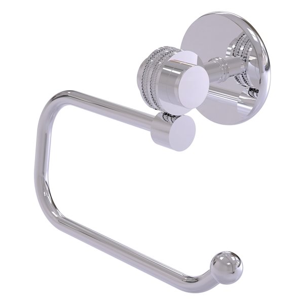 Allied Brass Satellite Orbit Two Polished Chrome Single Post Wall Mount Toilet Paper Holder