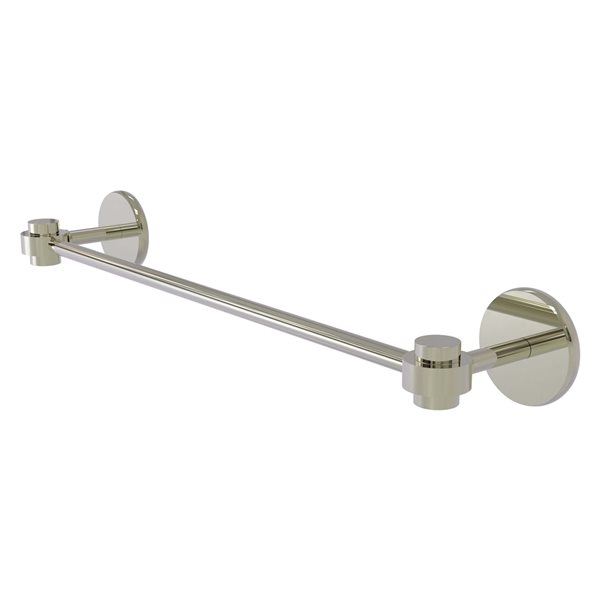Allied Brass Satellite Orbit One Polished Nickel 18-in Wall Mount Single Towel Bar