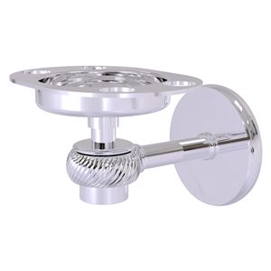 Allied Brass Satellite Orbit One Polished Chrome Brass Tumbler and Toothbrush Holder