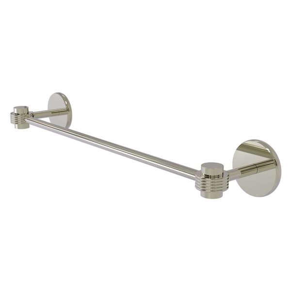 Allied Brass Satellite Orbit One 24-in Polished Nickel Wall Mount Single Towel Bar