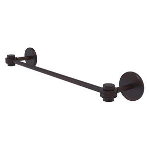 Allied Brass Satellite Orbit One 18-in Venetian Bronze Wall Mount Single Towel Bar