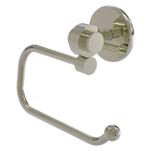 Allied Brass Polished Nickel Satellite Orbit Two Wall Mount Single Post Toilet Paper Holder
