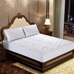 Marina Decoration 16-in D Polyester Twin Hypoallergenic Mattress Cover