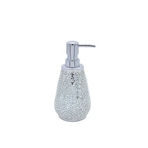 Marina Decoration Silver Soap and Lotion Dispenser