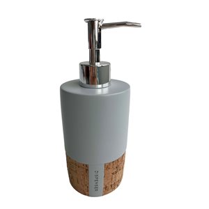 Marina Decoration Grey and Taupe Soap and Lotion Dispenser