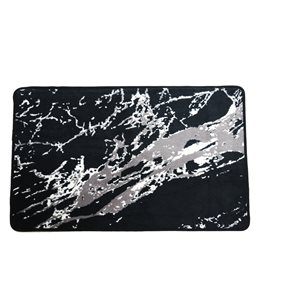 Nova Home Collection 31-in x 20-in Polyester Bath Mat in Black