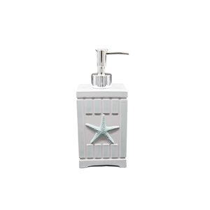 Marina Decoration Green and White Soap and Lotion Dispenser