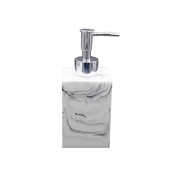 Marina Decoration White and Grey Soap and Lotion Dispenser