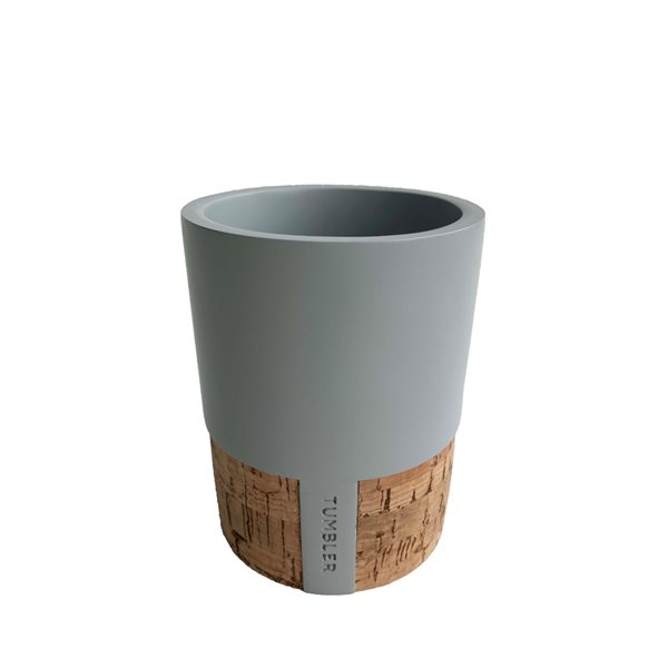 Marina Decoration Grey/Taupe Resin Tumbler