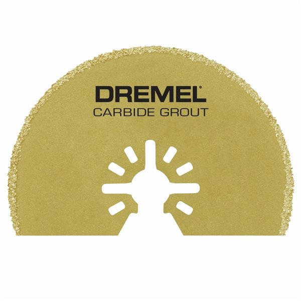 Dremel MultiMax Universal Adapter Carbide 1/16in Carbide Grout Removal Oscillating Blade MM502