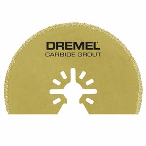 Dremel Multi-Max Universal Adapter Carbide 1/16-in Carbide Grout Removal Oscillating Blade