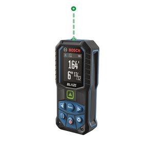 Bosch Blaze 165-ft Outdoor Laser Distance Measurer with Backlit Colour Display and Bluetooth Compatibility