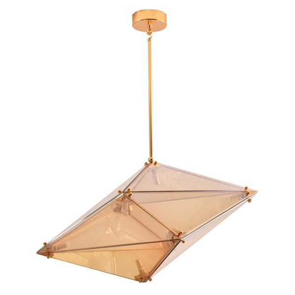 Design Living 9-light Modern/contemporary Chandelier - Gold