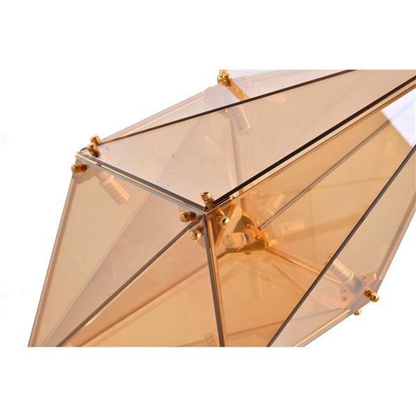 Design Living 9-light Modern/contemporary Chandelier - Gold