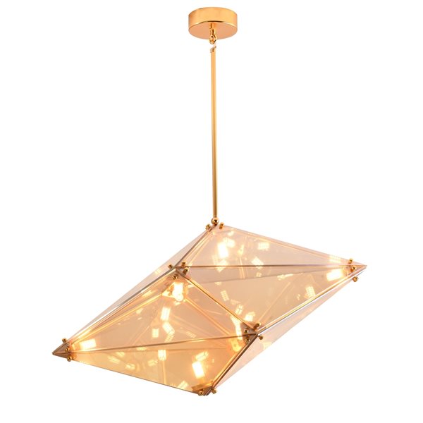 Design Living 9-light Modern/contemporary Chandelier - Gold